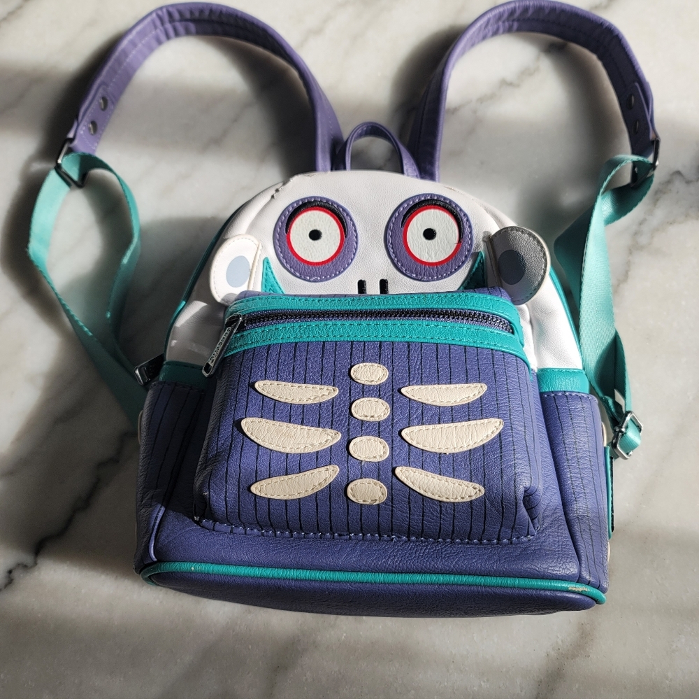 Loungefly Barrel Nightmare Before Christmas Mini Backpack Purse Bag *Used